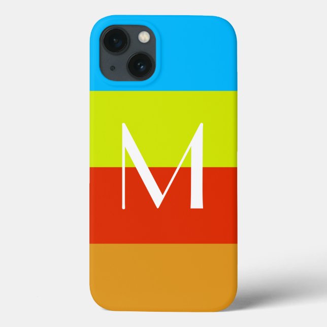 Coques Case-Mate iPhone Personalized Monogram Summer Fun (Verso)