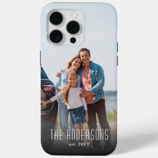 Coque Case-Mate iPhone Personalized Single Family Photo & Name