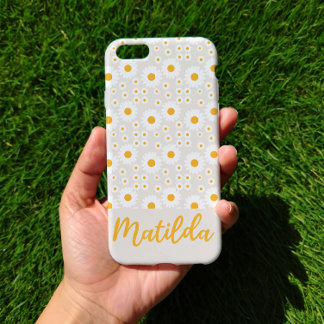 Coque Case-Mate iPhone Personalized Sunny Daisy Pattern Phone Case