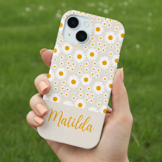Coque Case-Mate iPhone Personalized Sunny Daisy Pattern Phone Case
