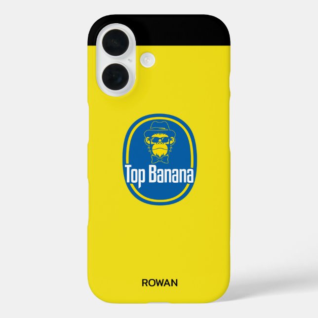 Coques Case-Mate iPhone Personalized Top Banana Case-Mate iPhone Case (Verso)