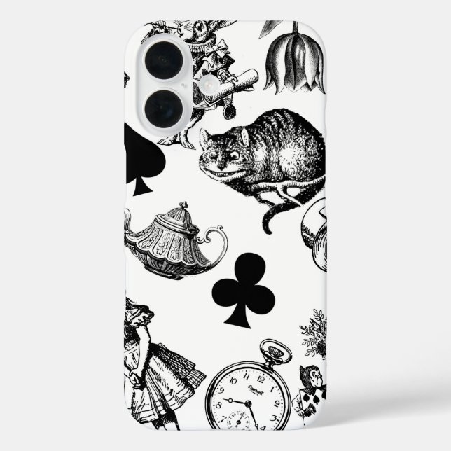 Coques Case-Mate iPhone Personnages classiques d'Alice aux pays des mervei (Verso)