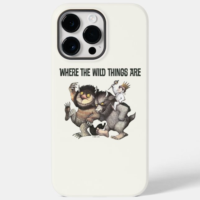 Coques Case-Mate iPhone Personnages de Max et les Maximonstres (Verso)