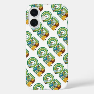 Coques iPhone 16 Personnages vintage du Magicien d'Oz et lettres de