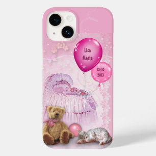 Coque Pour iPhone 14 (Personnalisable) Bébé fille
