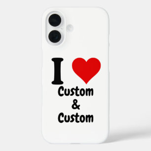 Coque Pour iPhone 16 Personnalisable J'adore la personnalisation