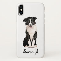 Personnalisable nommé de border collie