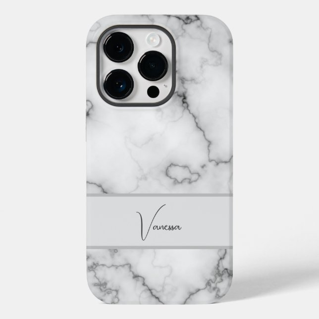Coques Case-Mate iPhone Personnalisation du Motif de marbre (Verso)