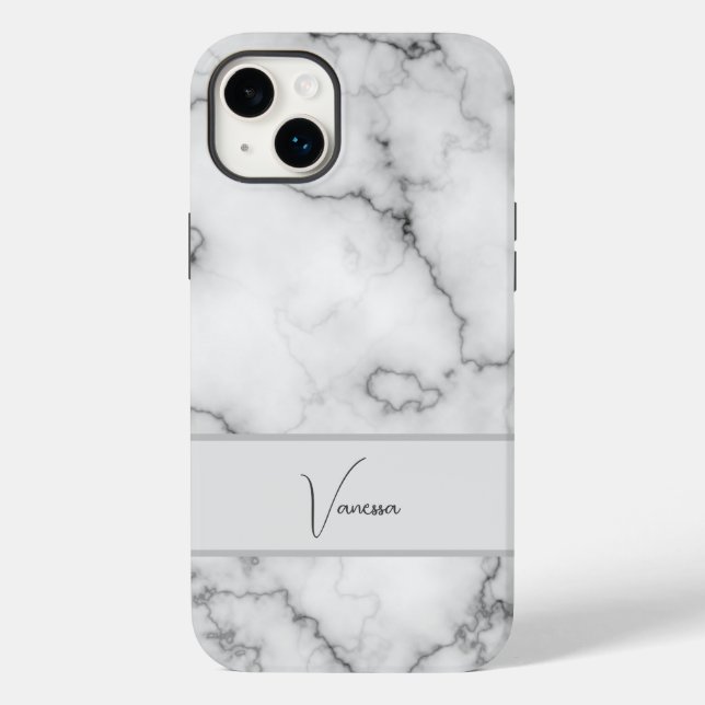 Coques Case-Mate iPhone Personnalisation du Motif de marbre (Verso)