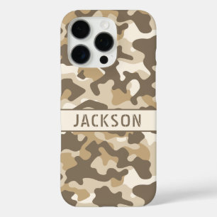 Coque iPhone 16 Pro Personnalisé camouflage du désert