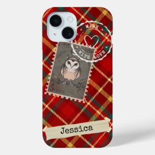 Coque Case-Mate iPhone Personnalisé Chic et Tartan amusant Impression
