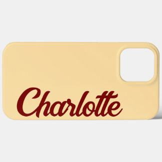 Case-Mate iPhone Case Personnalisé Classique Élégant Monogramme Beige