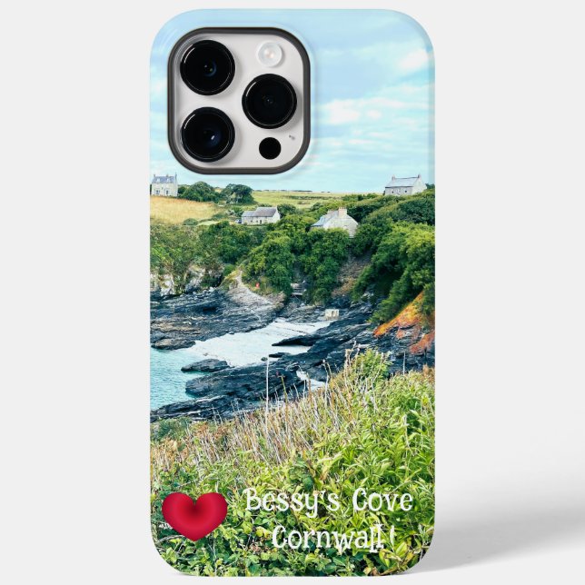 Coques Case-Mate iPhone Personnalisé Coeur Bessys Cove Penzance Cornwall P (Verso)