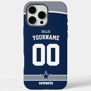 Coque iPhone 16 Pro Max Personnalisé Cowboys Jersey Football Américain