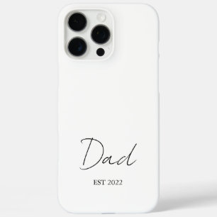 Coque iPhone 16 Pro Max Personnalisé "DAD Est. [Année]" -