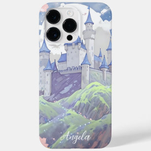Coque Case-Mate iPhone Personnalisé Fairytale Castle Pastel Aquarelle