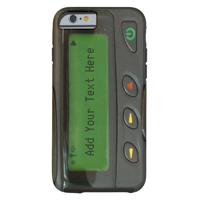 Coques Case-Mate iPhone Personnalisé Funny 90s Old School Pager (Dos)