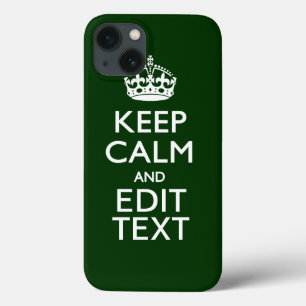 Etui iPhone Case-Mate Personnalisé Gardez Le Calme Et Votre Texte Décor