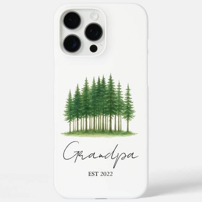 Coques Case-Mate iPhone Personnalisé "Grandpa Est. [Année]" - (Verso)