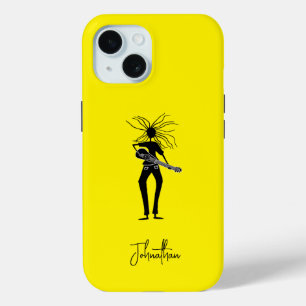 Coque Case-Mate iPhone Personnalisé, Guitariste Silhouette