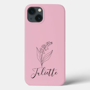 Case-Mate iPhone Case Personnalisé May Lily de la Vallée Fleur de naissa