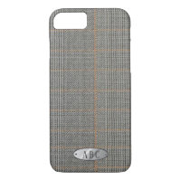 Personnalisé Mens Grey tweeté Look Phonecase