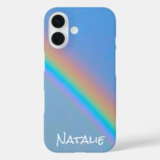 Coque Pour iPhone 16 Personnalisé naturel réel arc-en-ciel Coque-Mate i
