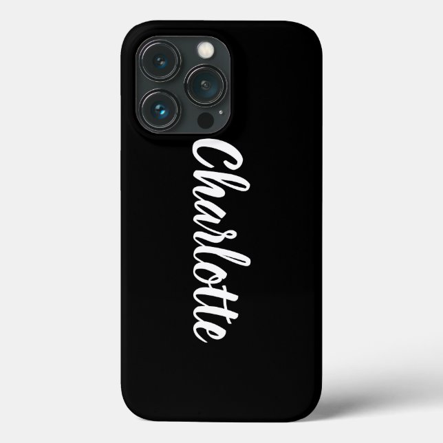 Coques Case-Mate iPhone Personnalisé personnalisé stylisé nom de script no (Verso)