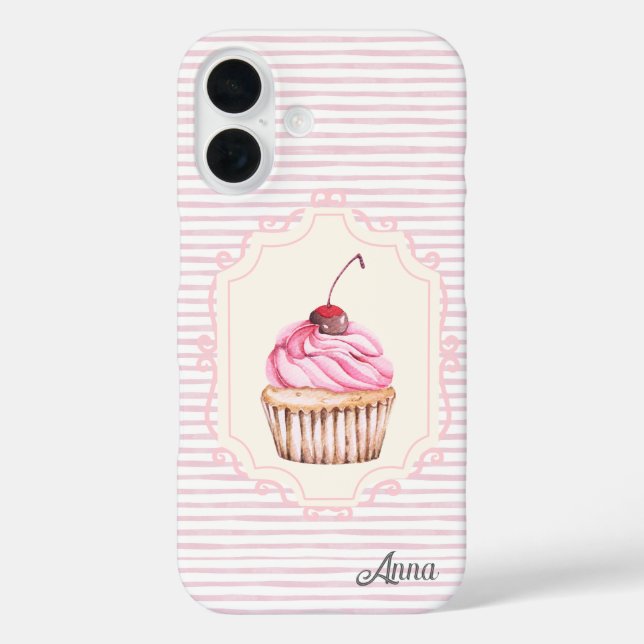 Coques Case-Mate iPhone Personnalisé Real Shabby chic cupcake les années 7 (Verso)
