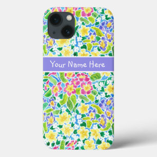 13 Coque Personnalisé rose, bleu, jaune primeurs iPhone 6 C