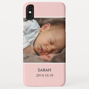 Coques Pour iPhone Personnaliser avec votre petite fille Photo - Pink