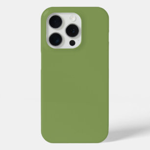 Coque iPhone 15 Pro Personnaliser couleur Arrière - plan vert mousse
