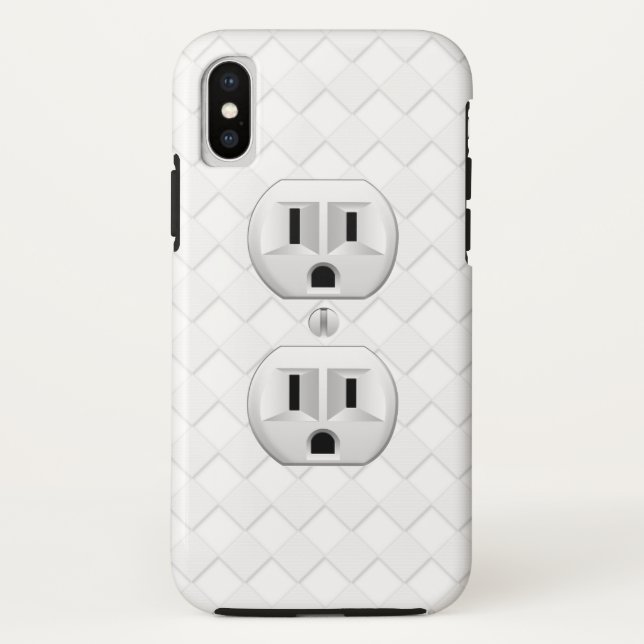 Coques Case-Mate iPhone Personnaliser d'amusement de la prise de courant é (Dos)