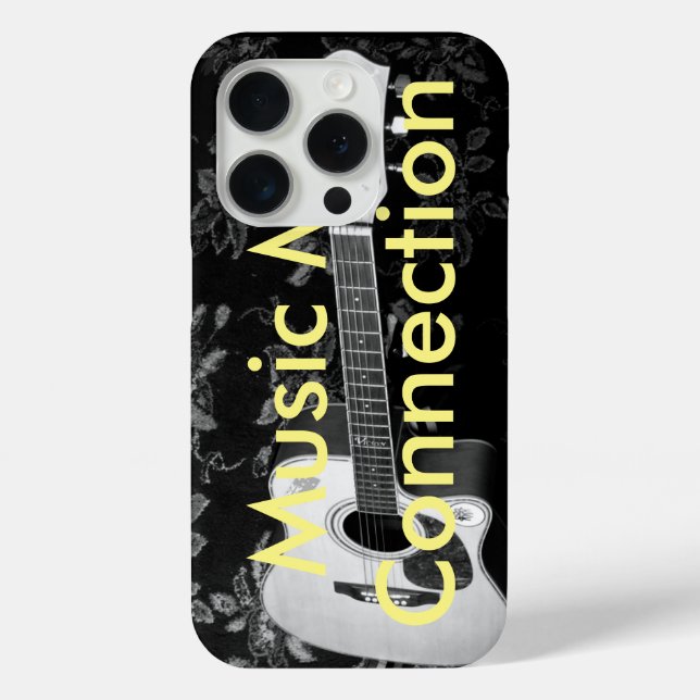 Coques Case-Mate iPhone Personnaliser de connexion de musique de guitare v (Verso)
