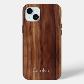 Coque Case-Mate iPhone Personnaliser Mahogany Faux Woodgrain
