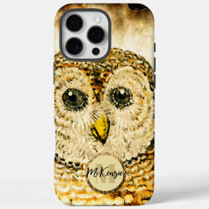 Coques iPhone 16 Pro Max Personnaliser Monogram Owl