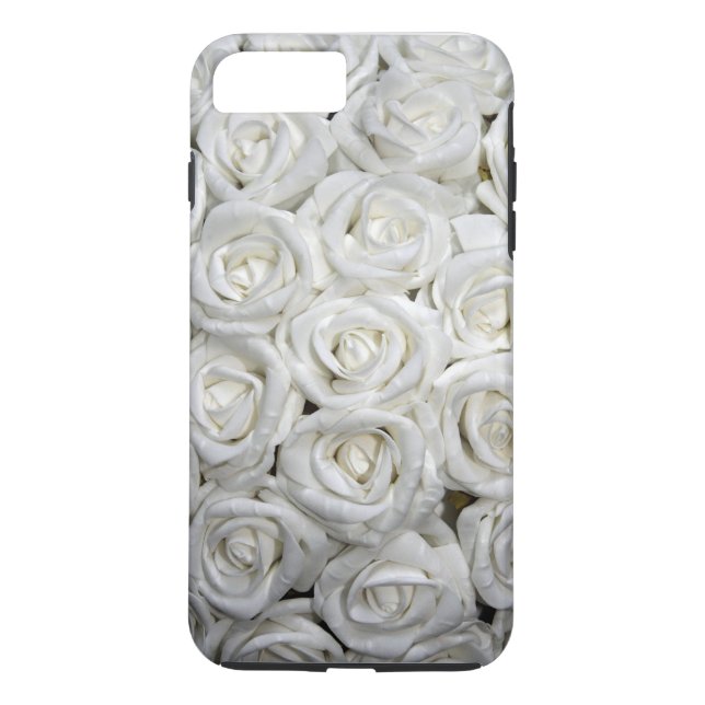 Coques Case-Mate iPhone Personnaliser personnalisée Roses blanches (Dos)