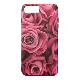 Coque iPhone 7 Plus Personnaliser personnalisée Roses roses roses