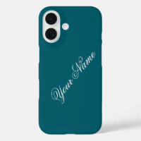 Personnalisez Avec Votre Nom Turquoise