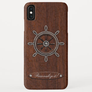 Etui iPhone Case-Mate Personnalisez-le ! Roue d'acajou marine