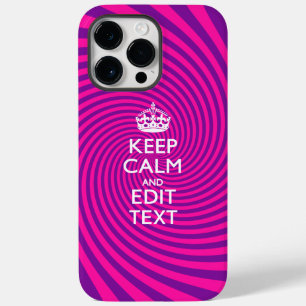 Coque Case-Mate iPhone Personnalisez votre Twist rose chaud et Gardez vot