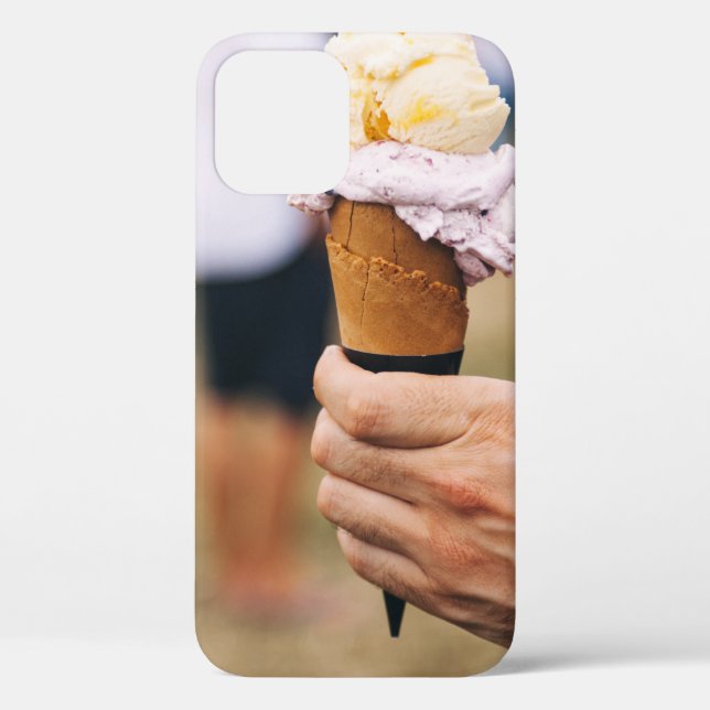 Coques Case-Mate iPhone Personne tenant de la crème glacée sur le cône (Verso)