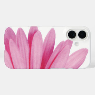 Coques iPhone 16 Pétales de marguerite rose - Super mignonne