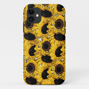 Coque iPhone 11 pétales de tournesol nagent plongent marine nature