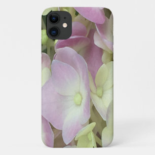 Case-Mate iPhone Case Pétales d'hydrangée rose et blanc antique