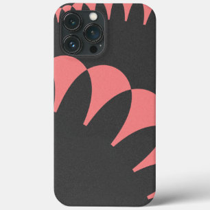 Case-Mate iPhone Case Pétales floraux Abstraits rose et gris élégant