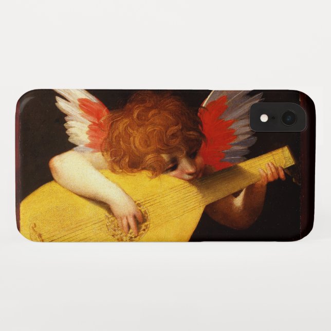 Coques Case-Mate iPhone PETIT ANGEL JOUER DE LA LUTE Musique Fabriquant Ch (Dos (Horizontal))