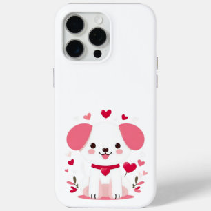 Coque Case-Mate iPhone Petit chiot de la Saint-Valentin
