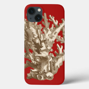 Coque Case-Mate iPhone Petit corail en rouge