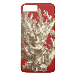 Coque Case-Mate Pour iPhone Petit corail en rouge